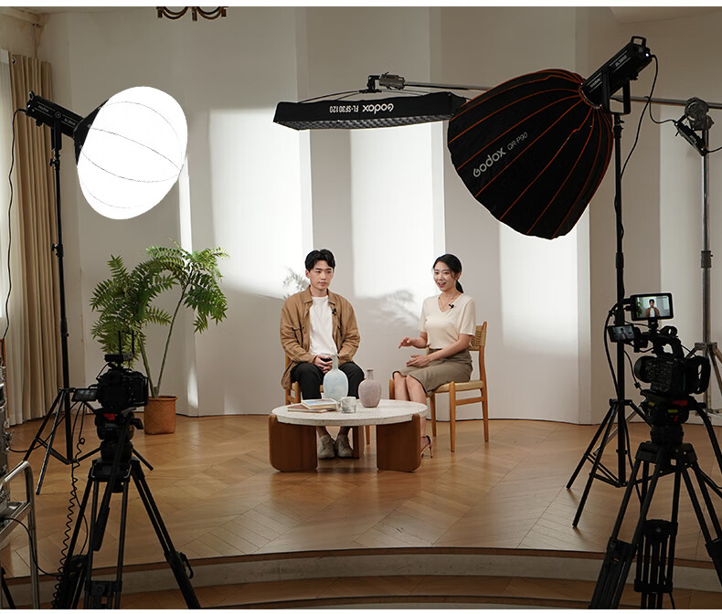 Godox SL150III Gen 3 LED Video Light Live Streaming Fill Light Photography Soft Light Studio Light Wedding Studio Continuous Light Official Standard Kit 3