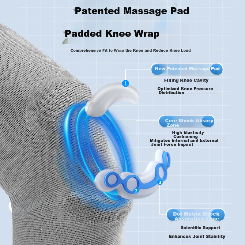 Under Armour Knee Brace Sports Professional Patella Joint Protection for Arthritis Basketball Badminton Running Men and Women Mountaineering Fitness Knee Support