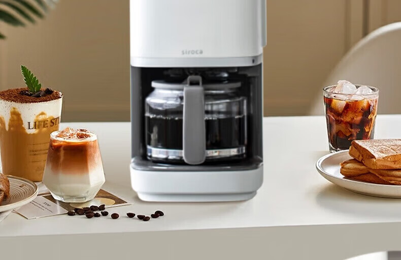 Siroca Stone Mill Fully Automatic American Coffee Maker Grinder Integrated Bean and Powder Dual-Use Multifunction PRO Small Coffee Machine for Office and Home [Qixi Valentine's Day Gift] 31