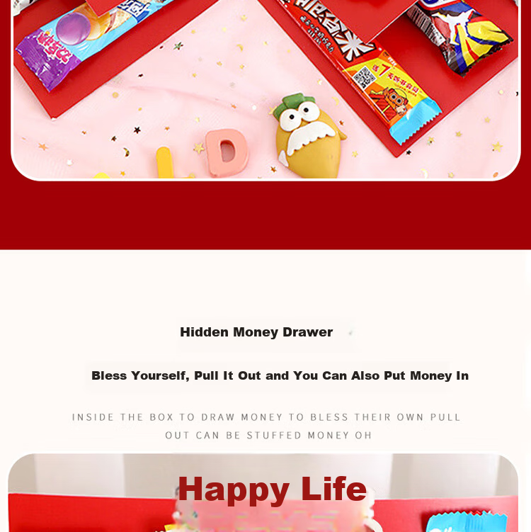 Extreme Space Surprise Box Birthday Gift Explosion Box Confession Tool Anniversary Surprise Red Baby Edition 10