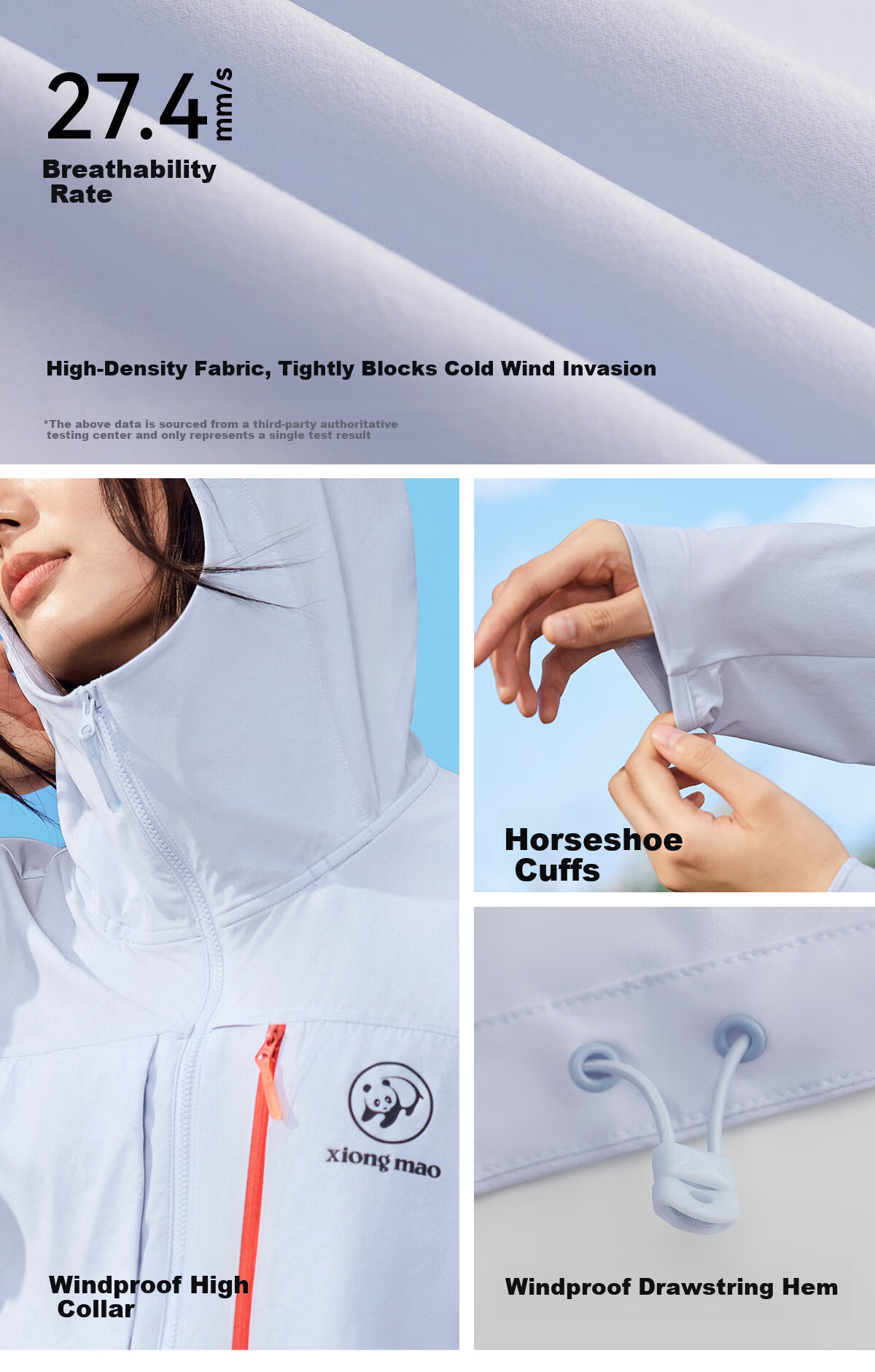 Xiongmao Liu Yifei Same Style [Dunke LT] Outdoor Soft Cordura Shell Jacket, Spring And Summer Windproof Wear-Resistant Coat for Men And Wome 19