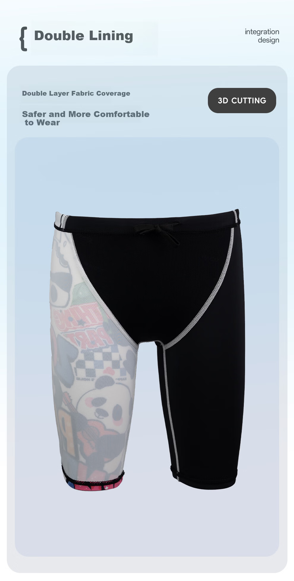 ZOKE Boys' Five-Point Professional Training Quick-Dry Swimwear Swimming Shorts 124526895 3