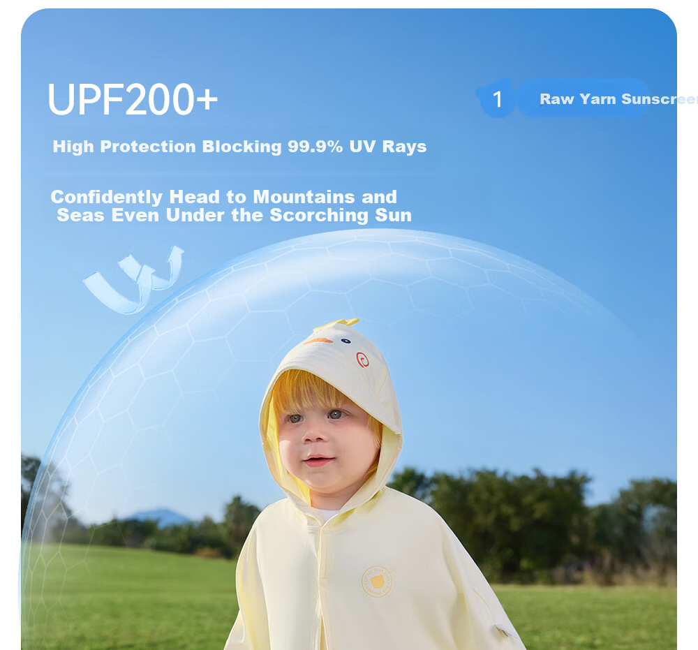 Betis Baby Sunscreen Jacket 2026 New Breathable Sunshade Cape Lightweight Children's Sun Protection Clothing Boys and Girls Skin Jacket 10