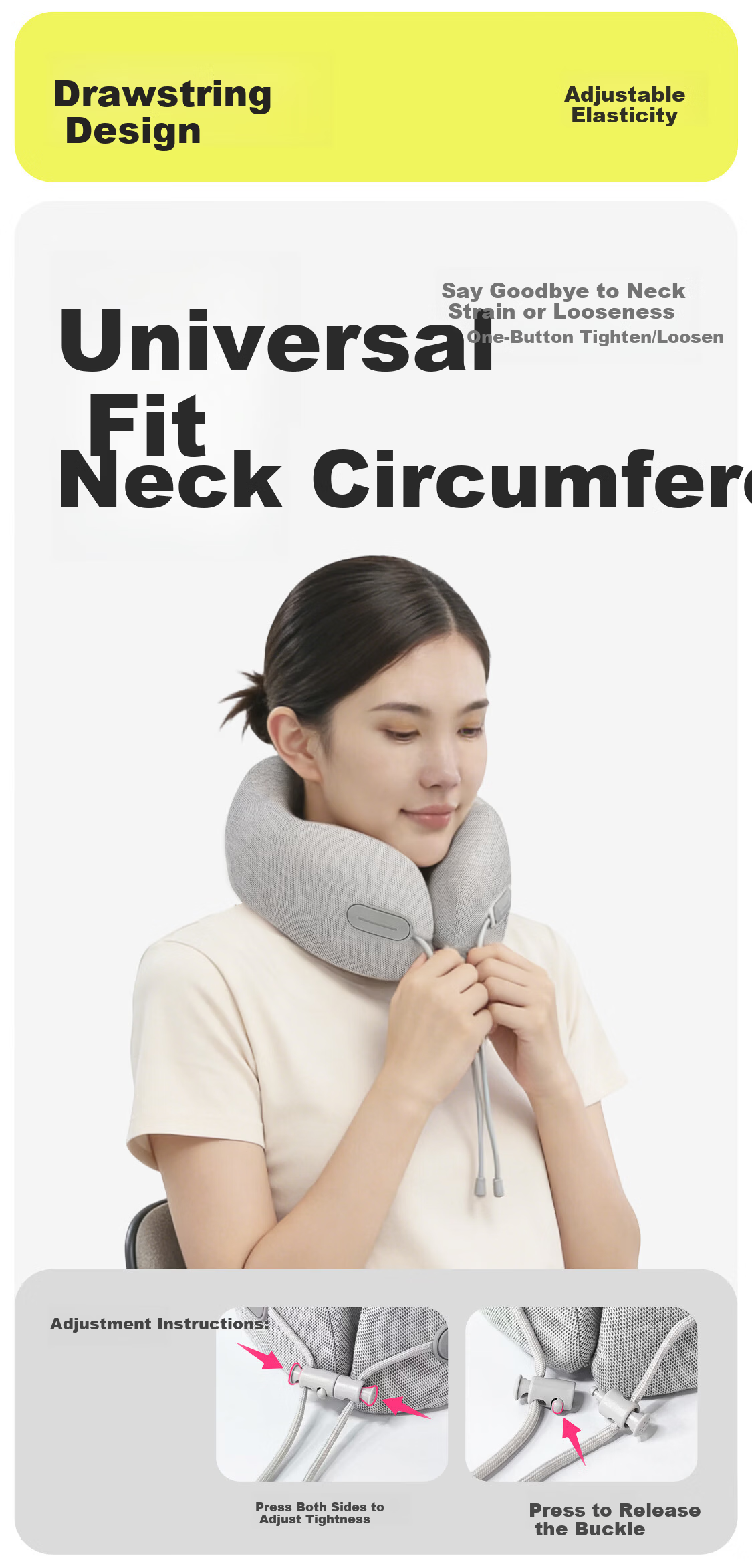 Bubble U-Shaped Neck Pillow Portable Neck Support Pillow Travel Neck Pillow for Airplane Long-Distance Trips Business Travel U-Shape Neck Cushion 12