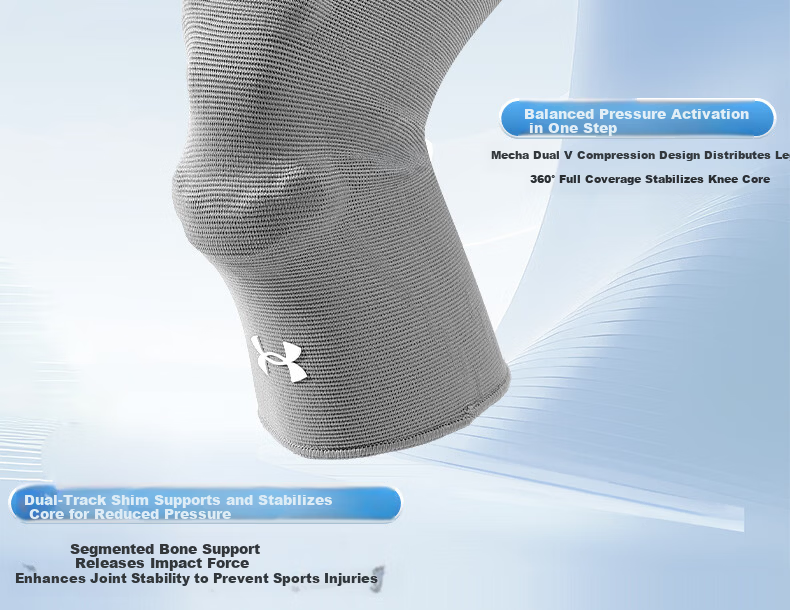 Under Armour Knee Brace Sports Professional Patella Joint Protection for Arthritis Basketball Badminton Running Men and Women Mountaineering Fitness Knee Support 13