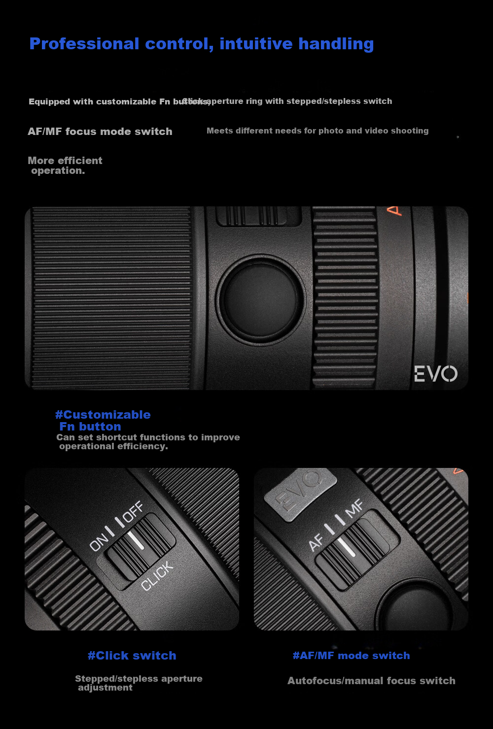 VILTROX AF 55mm F1.8 EVO FE Sony Mount Full-Frame Autofocus Large Aperture Portrait Prime Lens for a7M4 a7CII ZV-E1 Mirrorless Cameras 10