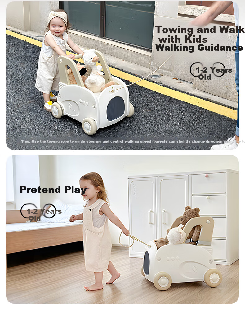 Babypods Multifunctional Baby Walker Toddler Push Car Adjustable Speed Baby Gift for Children's Day 3