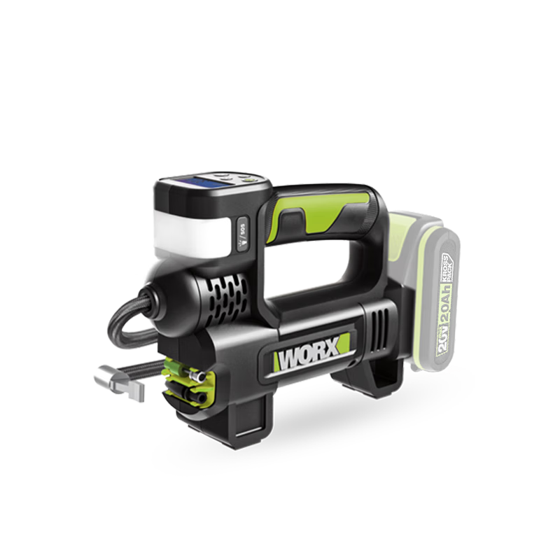 WORX 20V Lithium Battery Air Pump WU092 (Bare Tool) Portable Inflator Pump