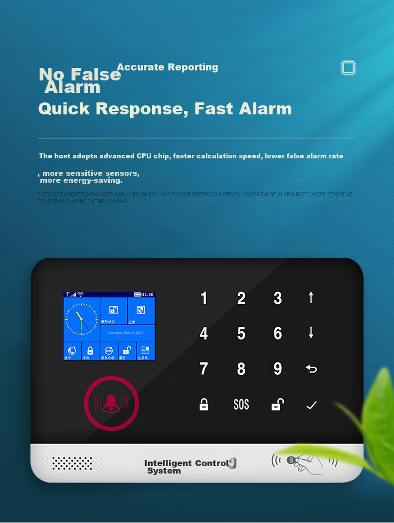LFang SA005-4G Smoke Detector Alarm for Office And Bathroom, No Smoking Allowed, 4G Model 8