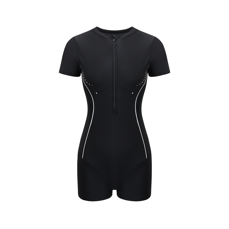 LI-NING Women's Premium 2026 New Slim Waist One-Piece Square-Leg Swimsuit for Swimming Pool Adult Female