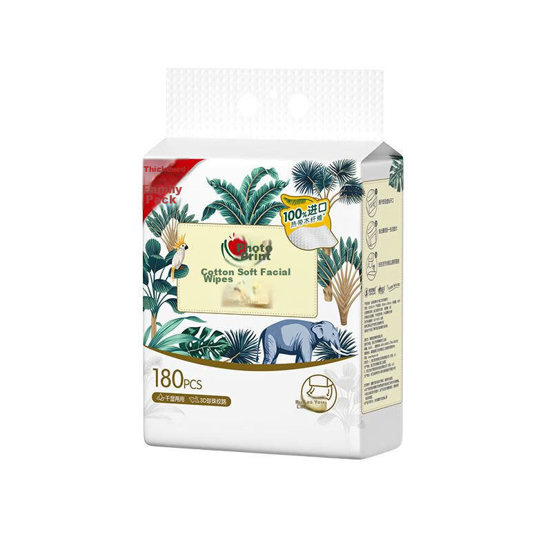 Mind Act Upon Mind XCD180 Cotton Soft Series 180-Pack Hanging Facial Wipes Single Pack (Pull-Out)