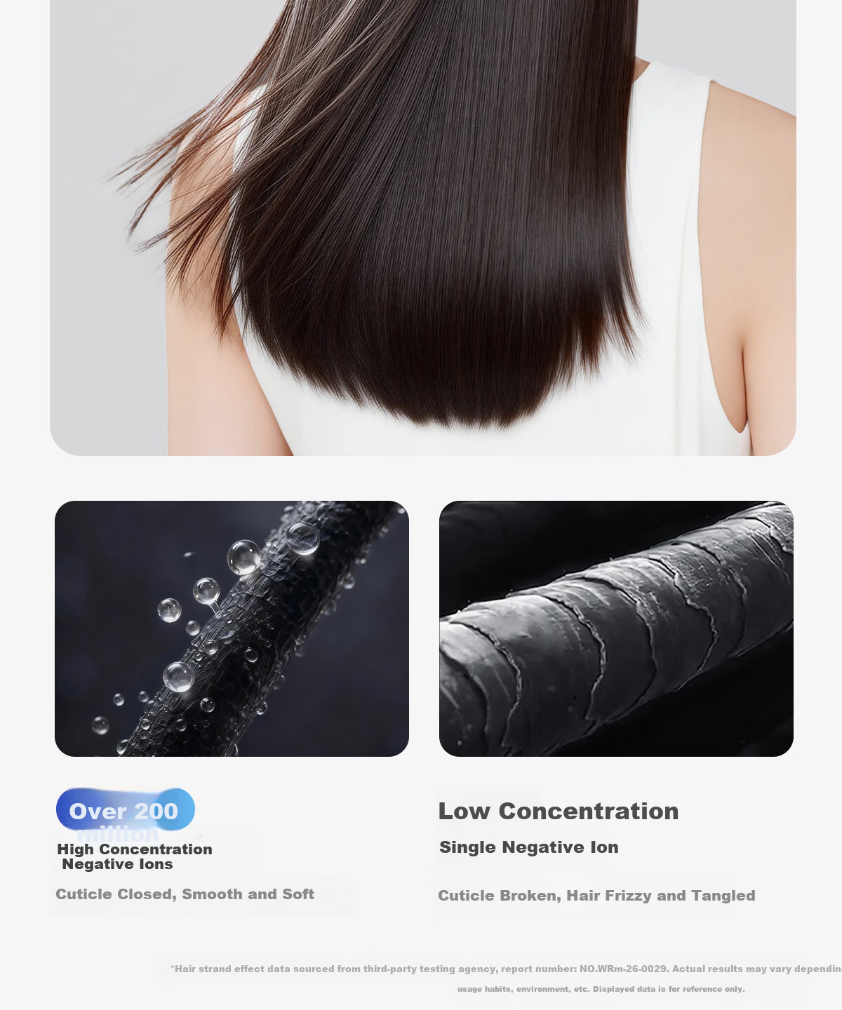 Feike High-Speed Hair Dryer Hollow Air Duct Home Use High Power Quick Dry Low Noise Negative Ion Hair Care Blow Dryer Holiday Gift for Girlfriend H5 Star Ring White Price Guarantee 618 17