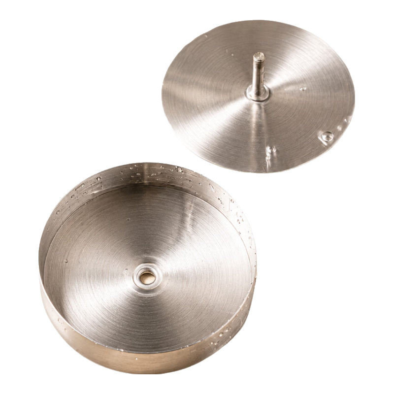 Mohuanchufang Wooden Handle Beef Patty Mold, 304 Stainless Steel + 200 Sheets of Meat Separators, Meat Pressing Tool, Hamburger Meat Patty Maker
