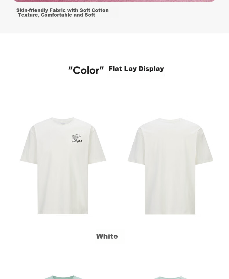 KUMPOO 26th Anniversary New Badminton Shirt Short Sleeve Multi-Color Loose Fit Unisex K261U-1718 White 2XL 17