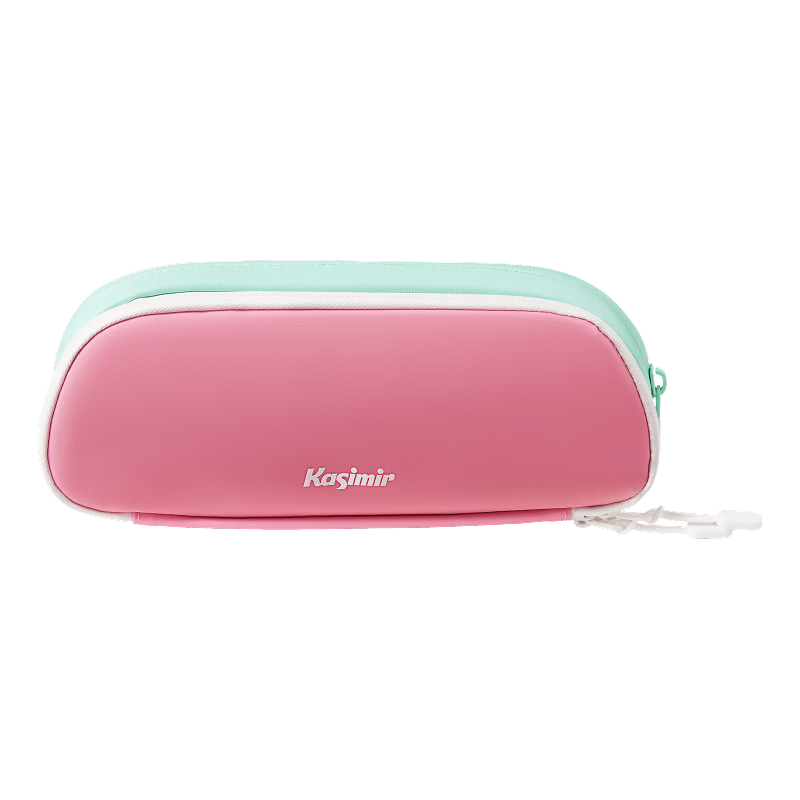 Kasimir Easy-Clean Magnetic Pen Case Magnetic Bag Interior and Exterior Stain-Resistant Dual Opening Design Easy-Clean Magnetic Pen Case - Pink*1
