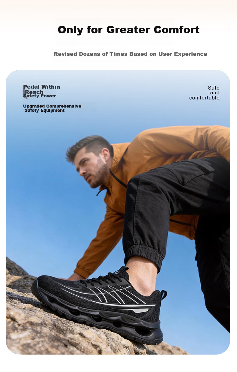 AOWANG Ultra-Light Soft Sole Safety Work Shoes Anti-Smash Anti-Puncture Insulated 10KV Wide Toe Comfortable Protective Electrician Shoes AW-925-45 3