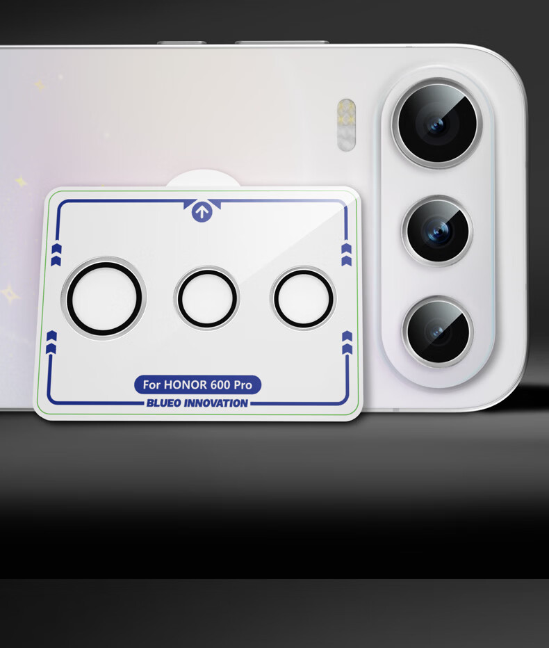 BLUEO AR Anti-Reflective Honor 600Pro Rear Camera Lens Protector High Transparency Shockproof Scratch-Resistant Film 15
