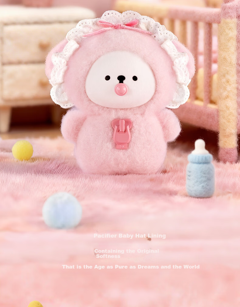 Funism Playful Line Small Dog Vinyl Plush Series Blind Box Pendant Doll Figurine Birthday Gift for Men and Women Single Piece 12