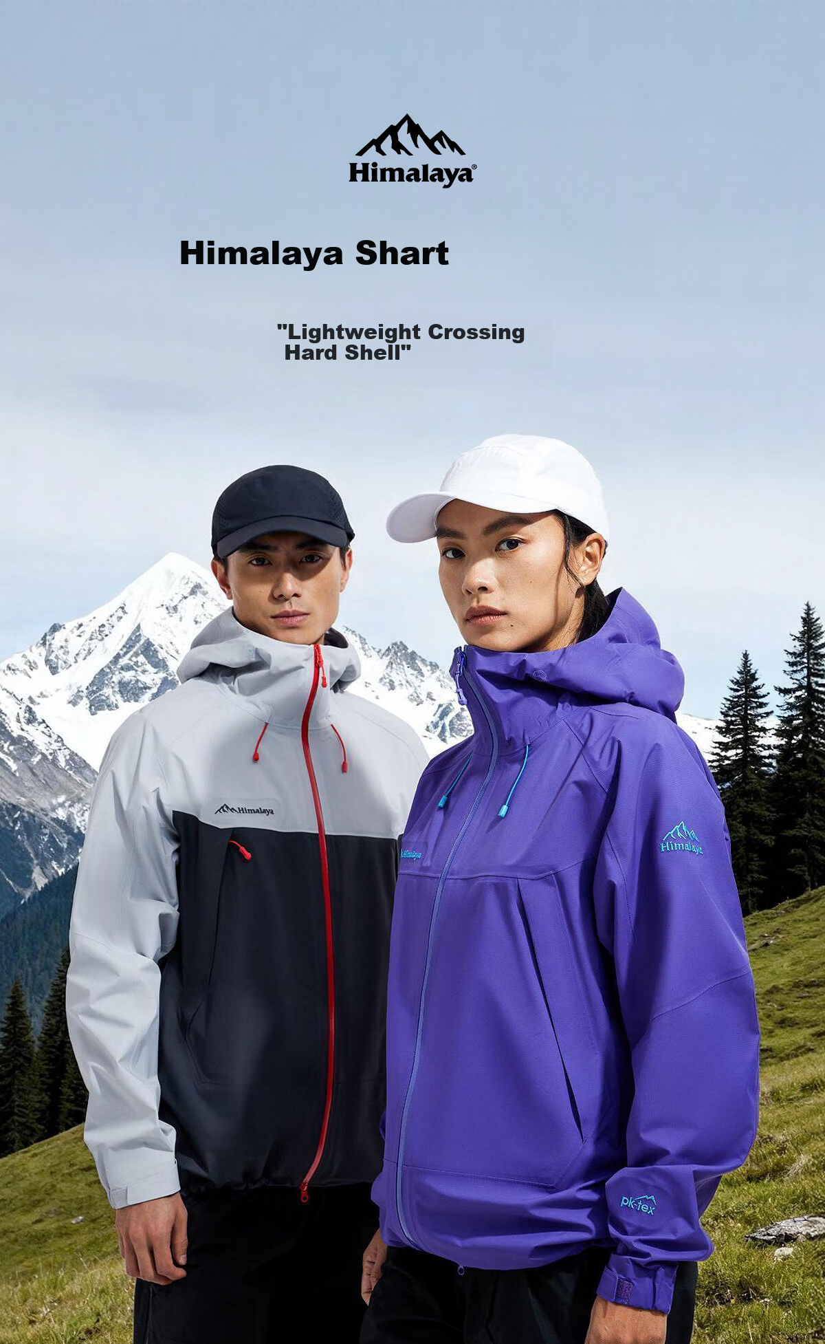 Himalaya Shatter Hard Shell Jacket H3500 Lightweight Durable Outdoor Hiking Mountaineering Coat 1
