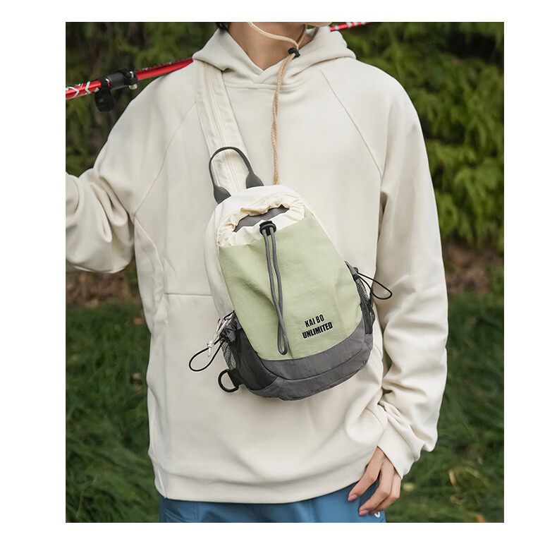 40,000km Lightweight Mini Multi-Purpose Backpack Travel Water Bottle Bag Outdoor Hiking Cycling Camping Casual Small Backpack Chest Bag 12