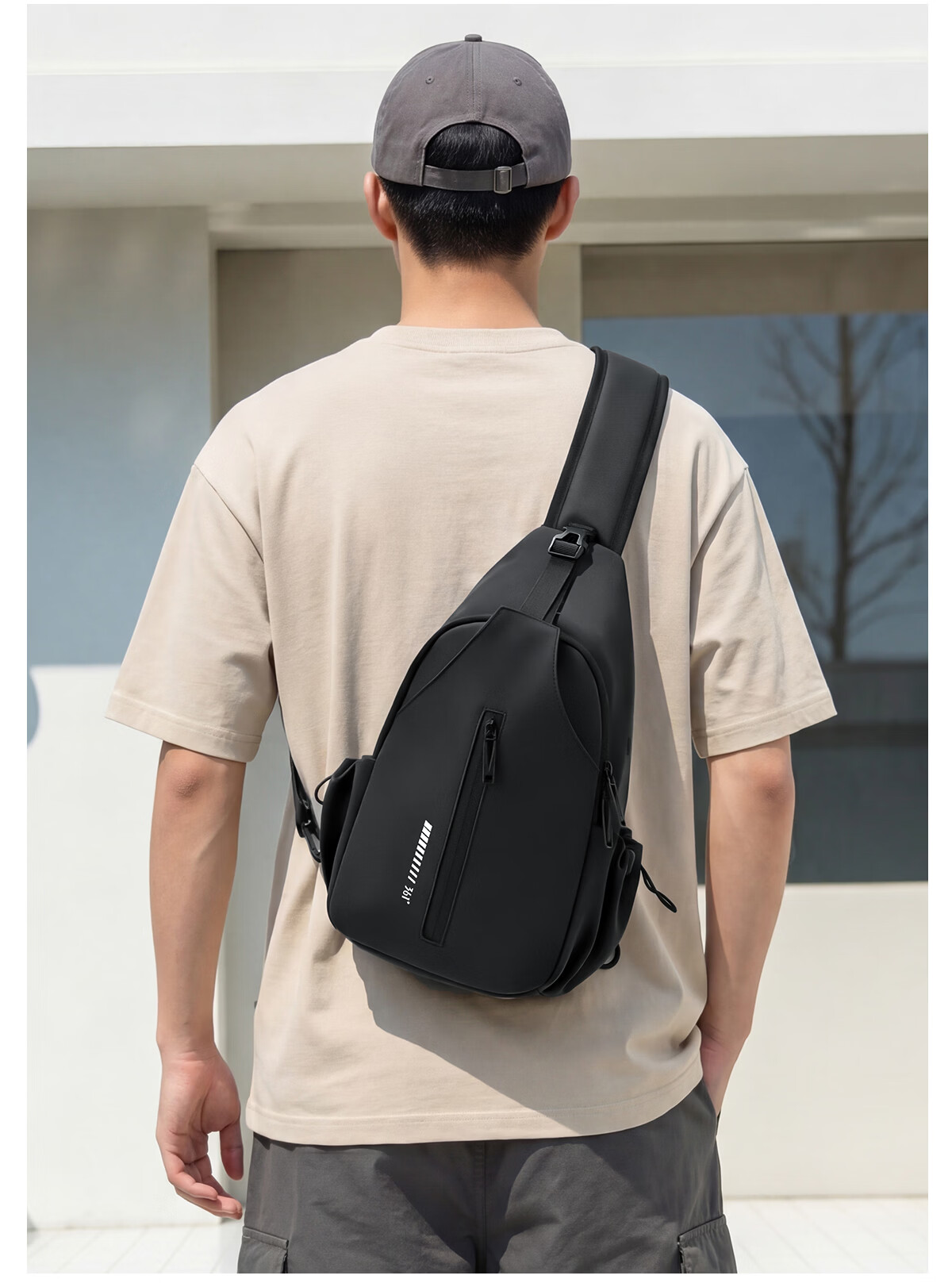 361° Men's Crossbody Bag 2026 New Trendy High-End Shoulder Bag Waterproof Travel Commuter Sports Chest Bag Small Backpack 19