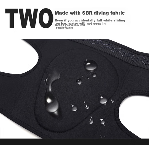 Chidong Anti-Collision Crawling Knee Pads Outdoor Thickened Protective Set with Built-in Guards Adjustable Black S 5