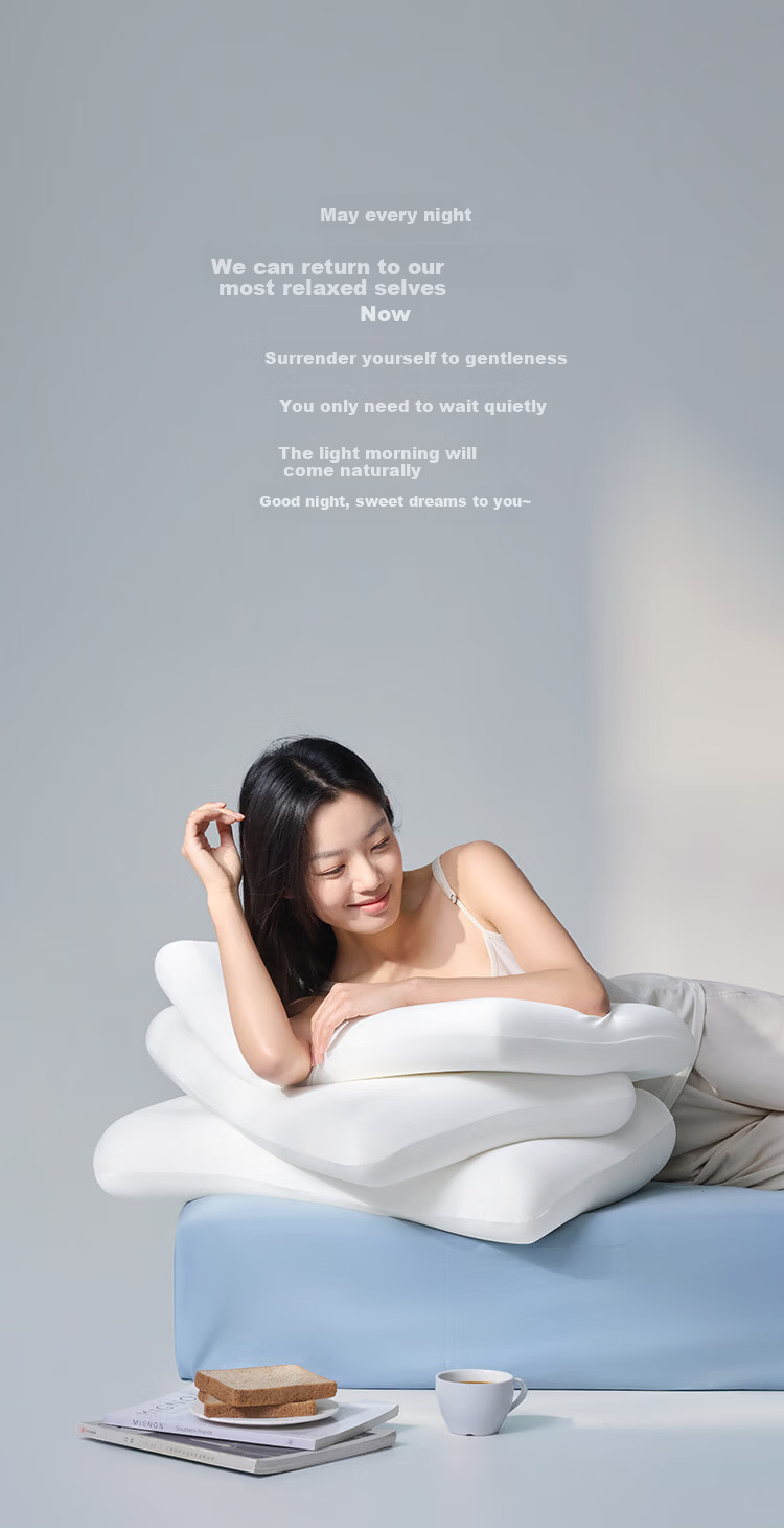 JD Original Slow Rebound Memory Foam Pillow, Neck Support Pillow Core Basic Model Pillow Core Hotel Sleep High Pillow 10cm Single Pack 10