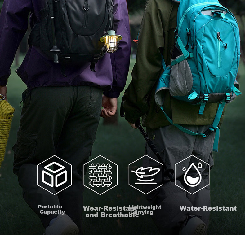 40,000KM Lightweight Outdoor Hiking Backpack Men Travel Waterproof Mountaineering Large Capacity Women Travel Shoulder Bag 1