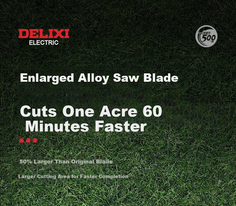 DELIXI Electric Cordless Lawn Mower Rechargeable Multifunctional Grass Trimmer Lithium Battery Grass Cutter for Home Use 16