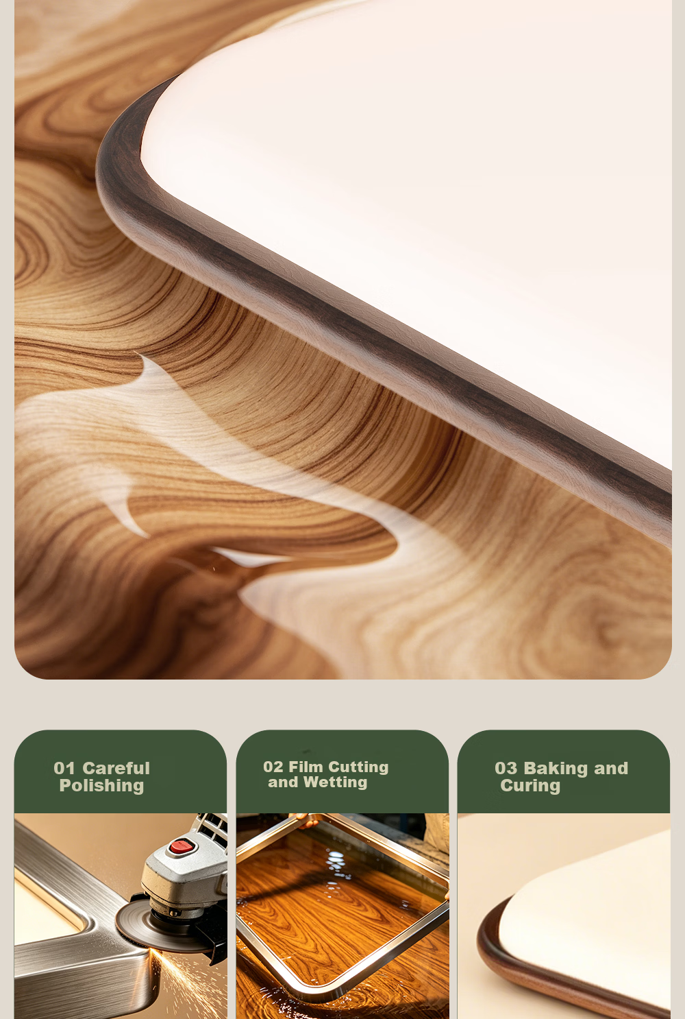 Kuka LED Ultra-thin Ceiling Light Vintage Eye-care PR Lighting Walnut 90CM for Living Room Bedroom [Installation Included] 9