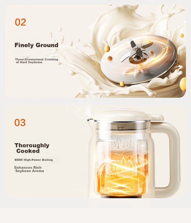 SUPOR Soy Milk Maker Pure Titanium Inner Pot 2026 New Model 1.2L Household Fully Automatic No-Cook Multifunction Quiet Blender with Appointment and No-Filter Multigrain Processor DJ12B-T88 12