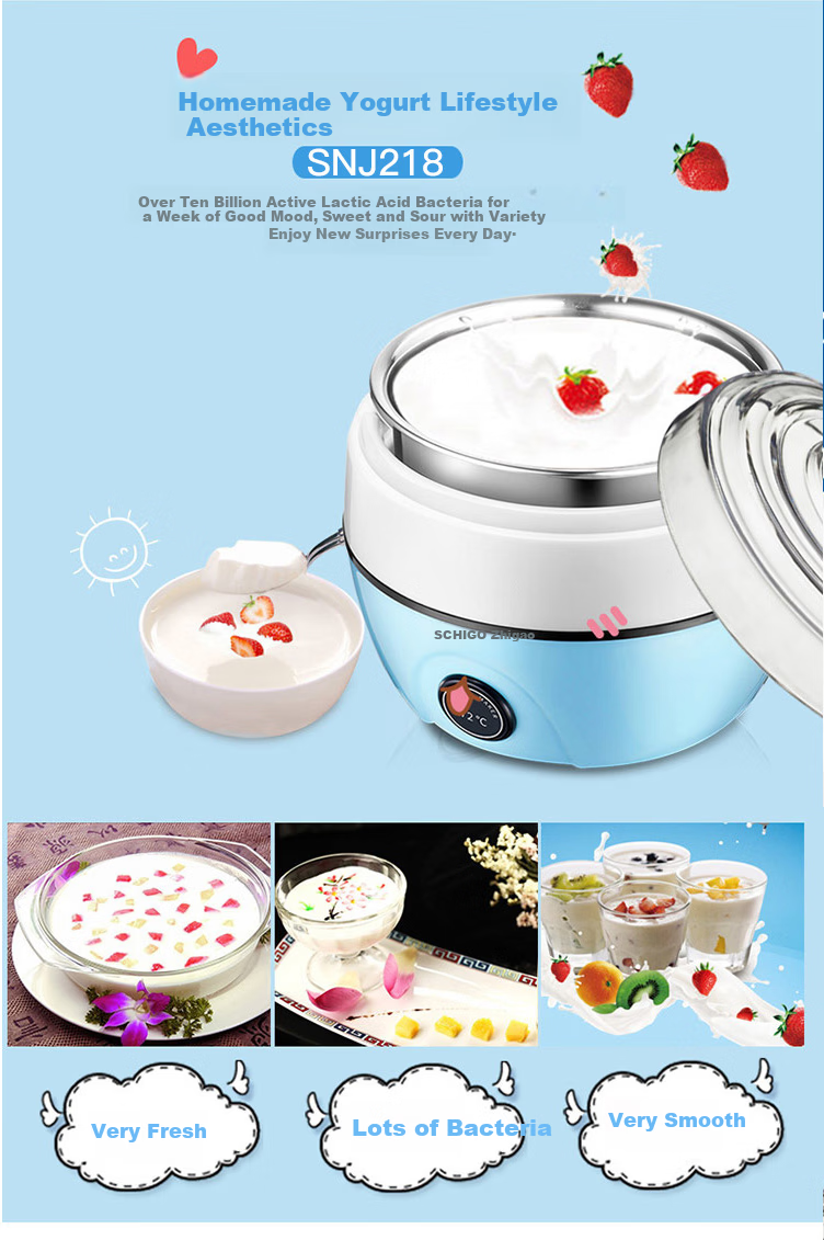 CHIGO Stir-Fried Yogurt Machine Stir-Fried Ice Machine Ice Cream Maker Home Use Children's Non-Electric Stir-Fry Ice Plate Titanium (Ti) Green [Large Size with Dust Cover] 1