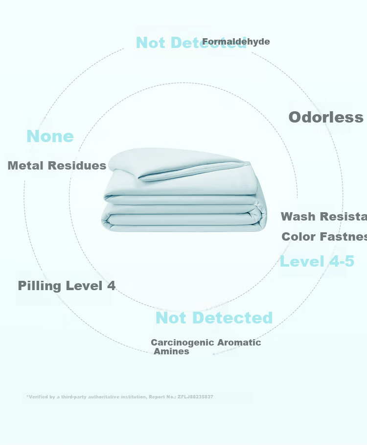 JD Jingzao Infit Comfortable Sleep Summer Quilt Bamboo Fiber Class A Machine Washable Cooling Air Conditioning Quilt Summer Quilt Gray 2x2.3m 12