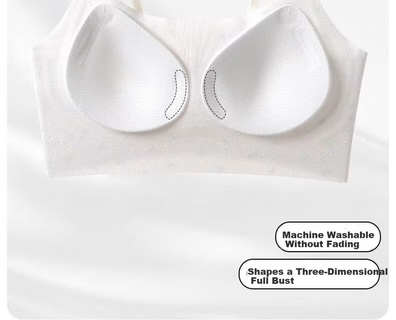 Meishianxuan High School Girls Shaping Bra Youth Development Thin Strap Three-Stage Printed Underwear for Junior High Students 18