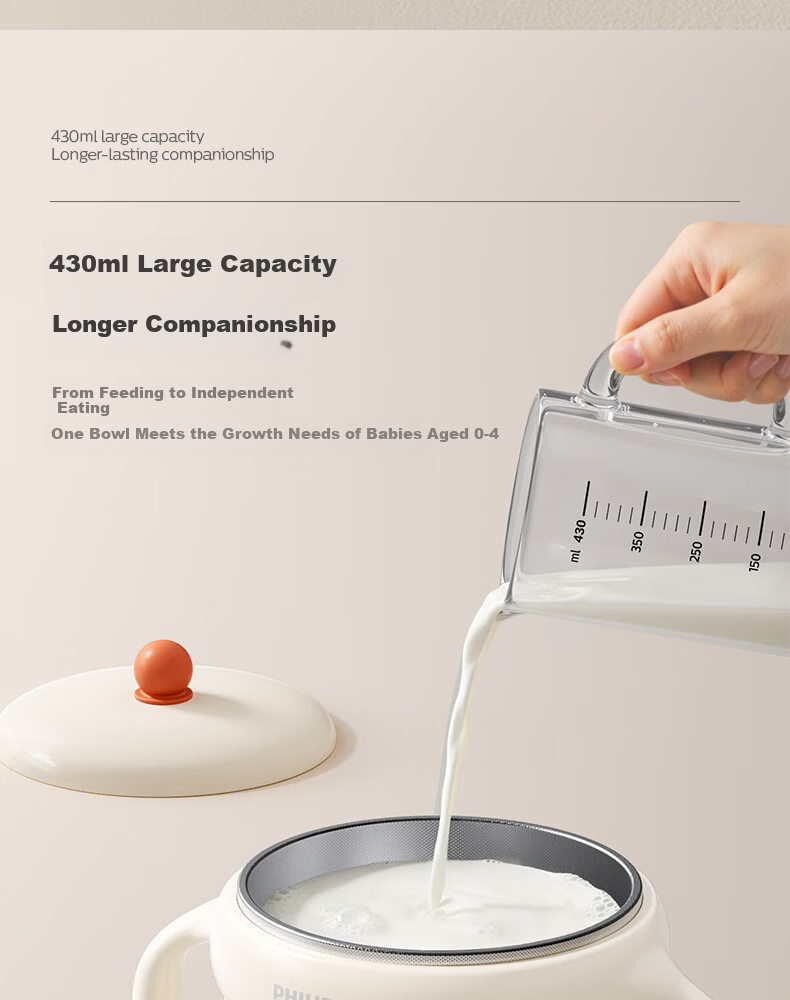 AVENT Philips Smart Insulated Baby Food Bowl Temperature Control Stainless Steel Lunch Box for Babies and Children JD Self-operated 19