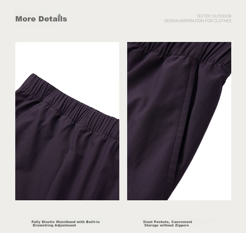 TECTOP Water-Repellent Breathable Quick-Dry Tactical Pants for Women Outdoor Hiking Mountaineering Long Pants 13