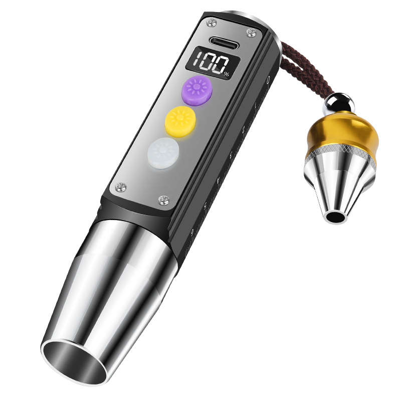 MOTIE Jade Inspection Special Flashlight, 365nm Ultraviolet Light, for Jade, Jewelry, Antiques, Currency Detection, High-Intensity Flashlight