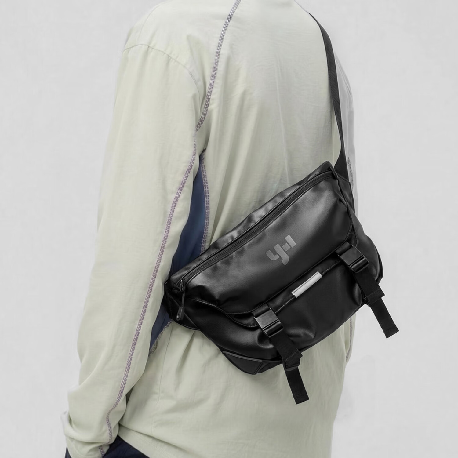 Fanzhe New Men's Outdoor Functional Shoulder Crossbody Bag Cycling Backpack Travel Commuter Large Capacity Messenger Bag