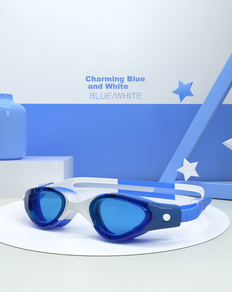 LI-NING Kids Swimming Goggles Boys Girls HD Anti-Fog Waterproof Professional Diving Swim Glasses LSJP309-1 8