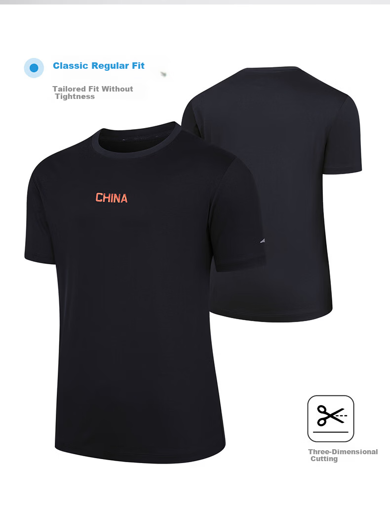 Erke Men's Crew Neck Short Sleeve Knit Shirt Summer Skin-Friendly Soft Breathable Sports T-Shirt Fashion Casual Base Layer Top 10
