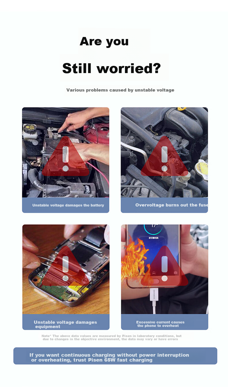PISEN 136W Multi-Port Car Charger Super Fast Charging 3-in-1 Car Adapter Compatible with Apple 17, Huawei, Xiaomi 3