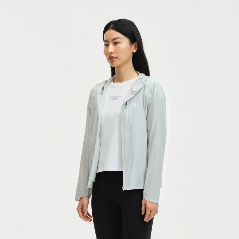 Biyinlefen [Lightweight Three-Proof] 2026 Summer New Women's Outdoor Skin Jacket Casual Lightweight Hooded Coat Air Conditioning Shirt
