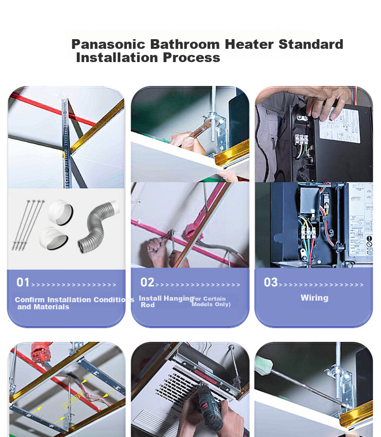 Panasonic Smart Bathroom Heater with Warm Air, Lighting, and Exhaust Integration 2026 New Model, R7 Air Constant Temperature Bath Heater with Light 26