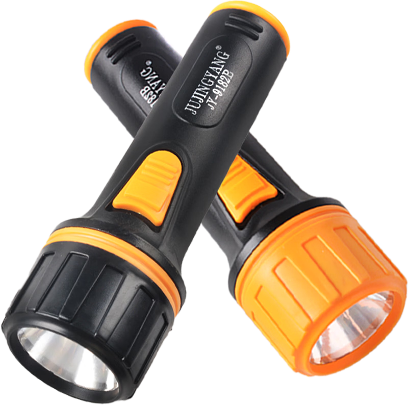 Jujingyang 1 LED Vintage Flashlight Household Outdoor AA Battery Night Light High Brightness Portable