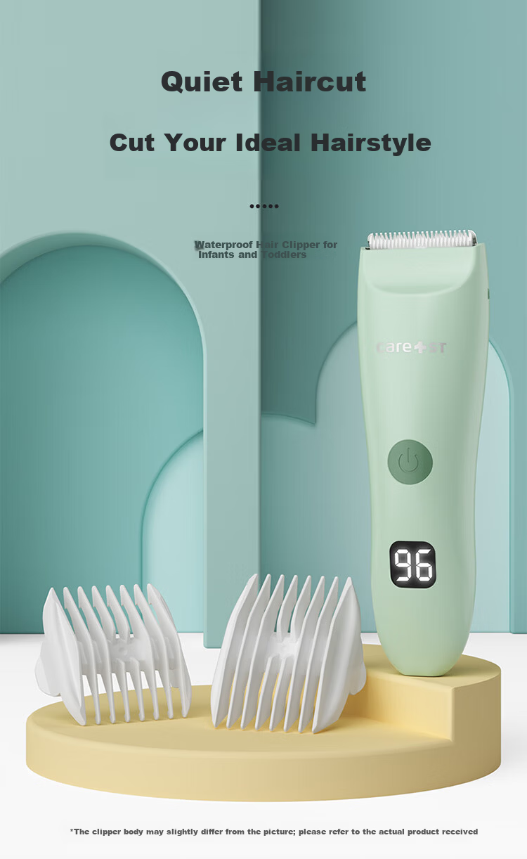 Care1st Baby Hair Clipper for Home Use 0-3 Years, Gentle on Scalp, Quiet Hair Trimmer, Newborn Hair Shaving Electric Clippers 1