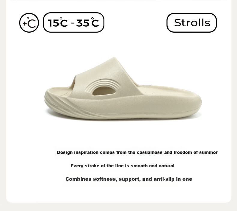 Puxi Layered EVA Soft Sole Thick-Soled Slippers New Women’s Indoor Home Couple Slippers Men 2