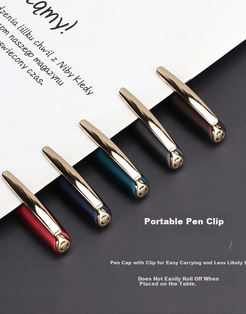BAOKE PC5038 0.5mm Gel Pen Large Capacity Signature Pen Bullet Tip Water Pen Moss Green Black Ink Single Pack 4