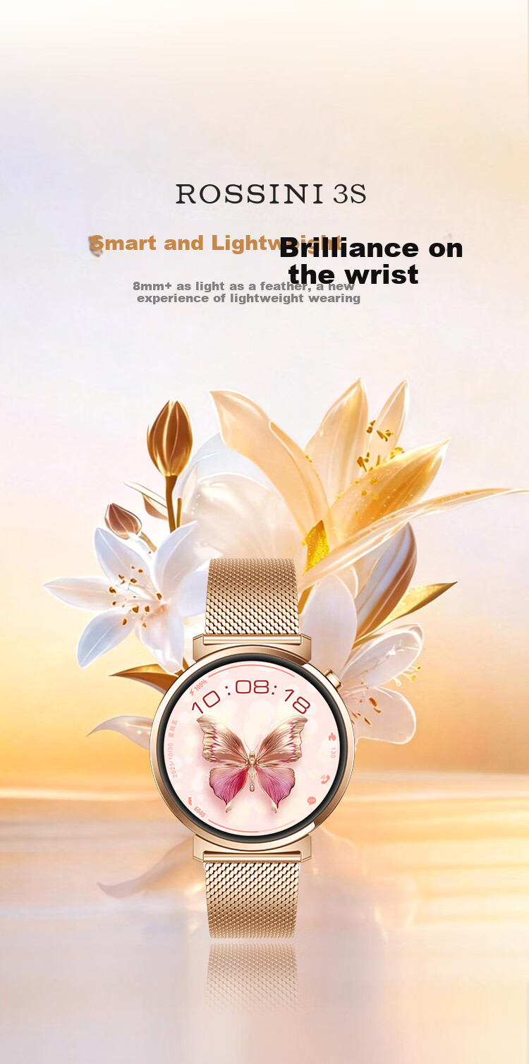 ROSSINI Smartwatch Student 3S Lightweight Waterproof Multifunctional Blood Oxygen Heart Rate Sleep Monitoring Mobile Payment ZN50260 2