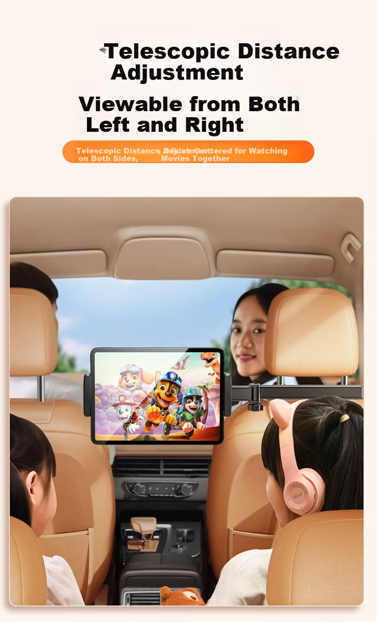Beifute Car Tablet Holder Rear Seat iPad Car Back Seat Telescopic Phone Mount Multifunctional In-Car Use 8