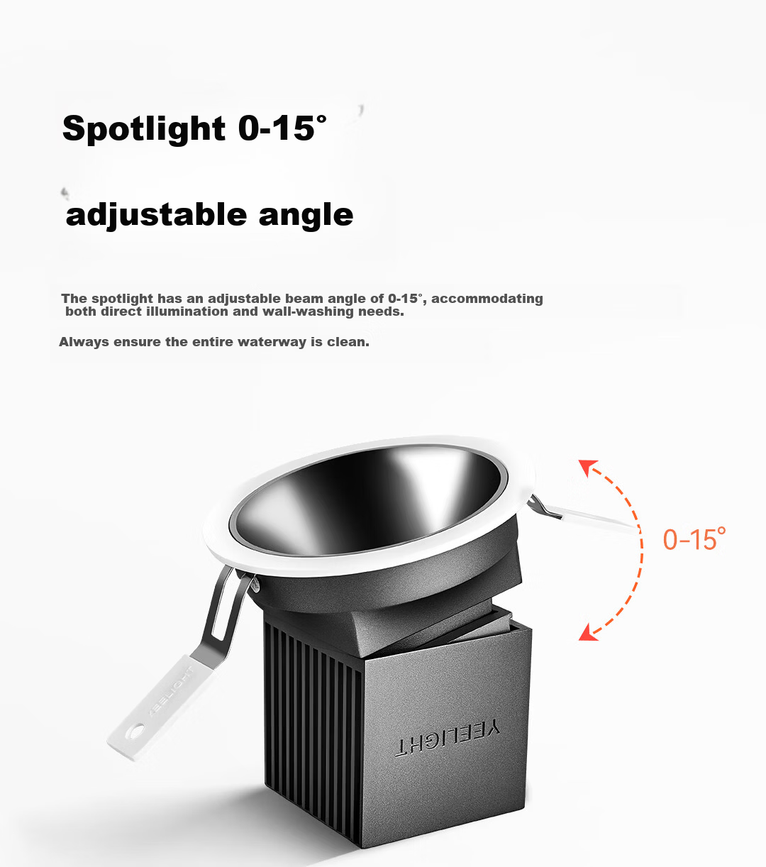 Yeelight Smart LED Dimmable Recessed Downlight Anti-Glare Full Spectrum Eye Protection Spotlight M4 Plus Upgrade 2.0 30